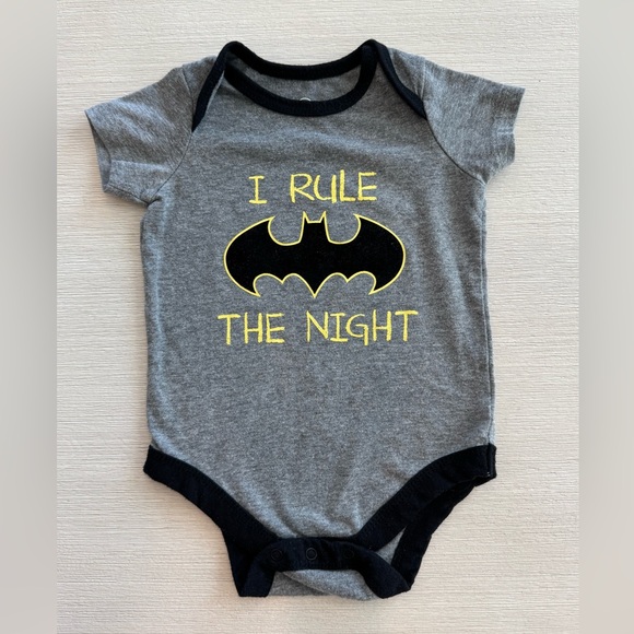 okie dokie Other - Okie Dokie Gray and Black Batman Bodysuit